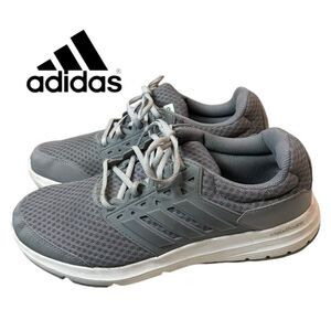 Adidas Men's Galaxy 3 'Clear Grey' Tennis Shoes Sneakers 10 2E Wide